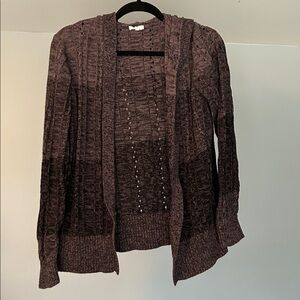 💰4/$20 Maurices Brown Cardigan | Size L